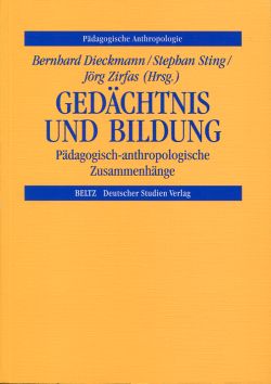 Dieckmann, Gedächtnis und Bildung. (Einband)