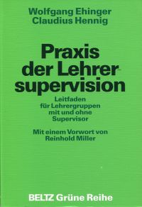 Ehinger, Praxis der Lehrersupervision. (Umschlag)