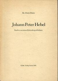 Däster, Johann Peter Hebel. (Umschlag)