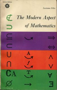Félix, The Modern Aspekt of Mathematics. (Umschlag)