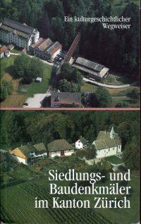 Clavuot, Siedlungs- und Baudenkmäler im Kanton Zürich. (Umschlag)