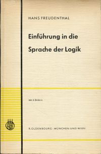 Freudenthal, Einführung in die Sprache der Logik. (Umschlag)