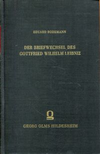 Bodemann, Der Briefwechsel des Gottfried Wilhelm Leibniz in der Königlichen öffe (Umschlag)