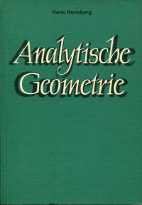 Honsberg, Analytische Geometrie. (Umschlag)