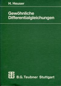 Heuser, Gewöhnliche Differentialgleichungen. (Umschlag)