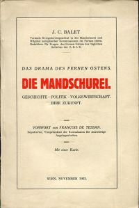 Balet, Die  Mandschurei. (Umschlag)