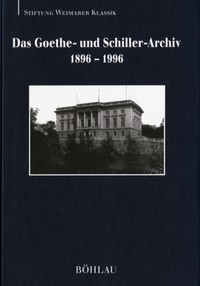 Golz, Das Goethe- und Schiller-Archiv. (Einband)