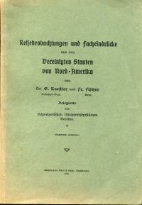 Koestler, Reisebeobachtungen und Facheindrücke aus den Vereinigten Staaten von N (Umschlag)