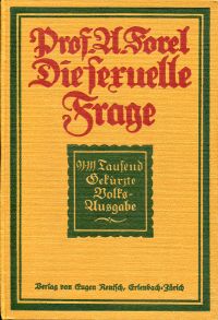 Forel, Die sexuelle Frage. (Umschlag)