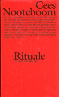 Nooteboom, Rituale. (Umschlag)
