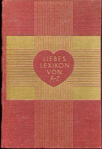 Palkow, Liebeslexikon von A-Z. (Umschlag)