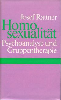 Rattner, Homosexualität. (Umschlag)