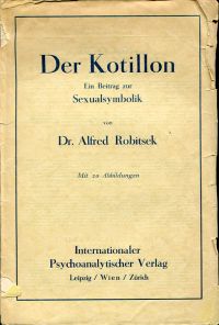 Robitsek, Der Kotillon. (Umschlag)