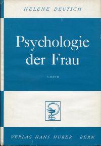 Deutsch, Psychologie der Frau. (Umschlag)