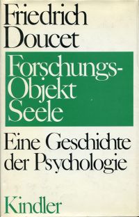 Doucet, Forschungsobjekt Seele. (Umschlag)