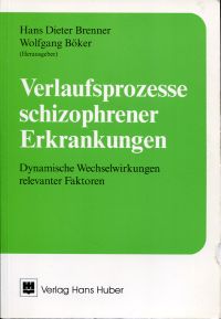 Brenner, Verlaufsprozesse schizophrener Erkrankungen. (Umschlag)