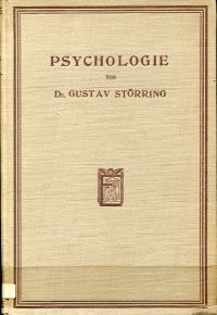 Störring, Psychologie. (Umschlag)