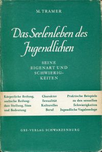 Tramer, Das Seelenleben des Jugendlichen. (Umschlag)