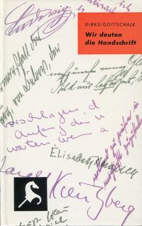 Dirks, Wir deuten die Handschrift. (Umschlag)