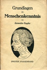 Kupfer, Grundlagen der praktischen Menschenkenntnis nach Carl Huters Psycho-Phys (Umschlag)