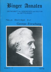 Engelhardt, Neue Beiträge zur George-Forschung. (Umschlag)