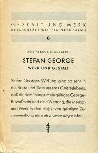Asbeck-Stausberg, Stefan George. (Umschlag)