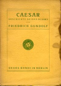 Gundolf, Caesar. (Umschlag)