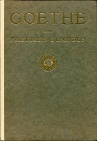 Gundolf, Goethe. (Umschlag)