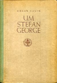 Salin, Um Stefan George. (Umschlag)