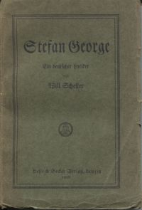 Scheller, Stefan George. (Umschlag)