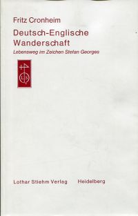 Cronheim, Deutsch-englische Wanderschaft. (Umschlag)