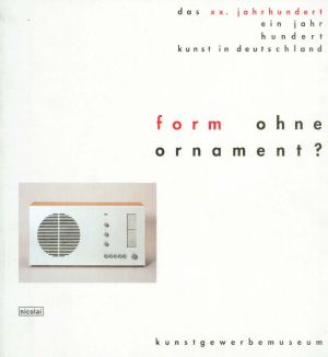 Mundt, Form ohne Ornament? (Einband)