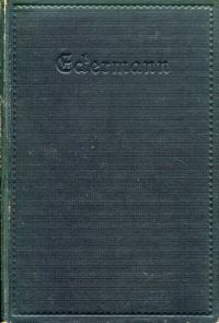 Eckermann, Gespräche mit Goethe in den letzten Jahren seines Lebens. (Umschlag)