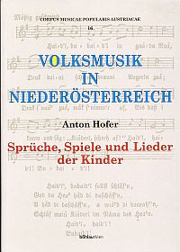 Hofer, Sprüche, Spiele und Lieder der Kinder. (Schutzumschlag)