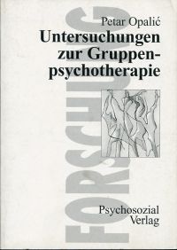 Opalic, Untersuchungen zur Gruppenpsychotherapie. (Umschlag)