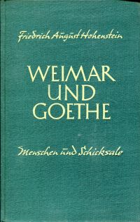 Hohenstein, Weimar und Goethe. (Umschlag)