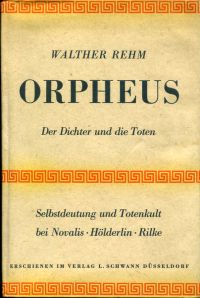 Rehm, Orpheus. (Umschlag)
