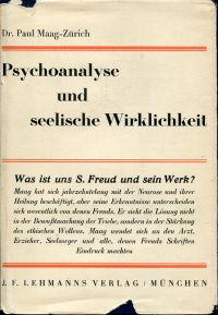 Maag, Psychoanalyse und seelische Wirklichkeit. (Umschlag)