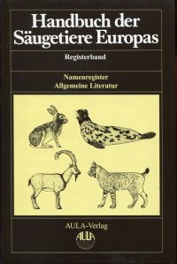 Handbuch der Säugetiere Europas: (Schutzumschlag)