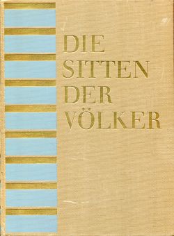 Buschan, Die Sitten der Völker. (Einband)