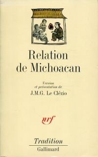 LeClézio, Relation de Michoacan. (Umschlag)
