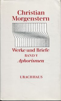 Morgenstern, Werke und Briefe, Band 5: (Umschlag)