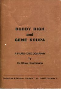 Stratemann, Buddy Rich and Gene Krupa. (Umschlag)