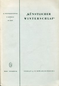 Steinbereithner, Künstlicher Winterschlaf. (Umschlag)