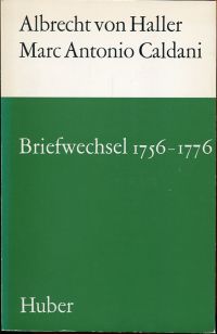 Haller, Briefwechsel 1756 - 1776. (Umschlag)