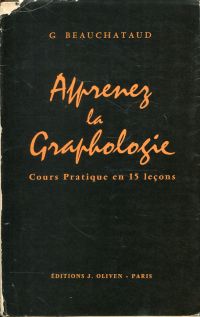 Beauchataud, Apprenez la graphologie. (Umschlag)