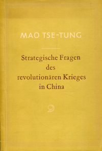 Mao, Strategische Fragen des revolutionären Krieges in China. (Umschlag)