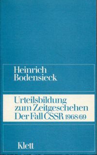 Bodensieck, Urteilsbildung zum Zeitgeschehen. (Umschlag)