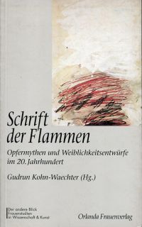 Kohn-Waechter, Schrift der Flammen. (Umschlag)