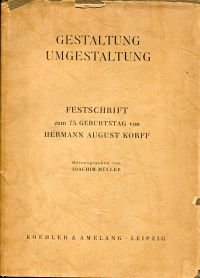Müller, Gestaltung, Umgestaltung. (Umschlag)